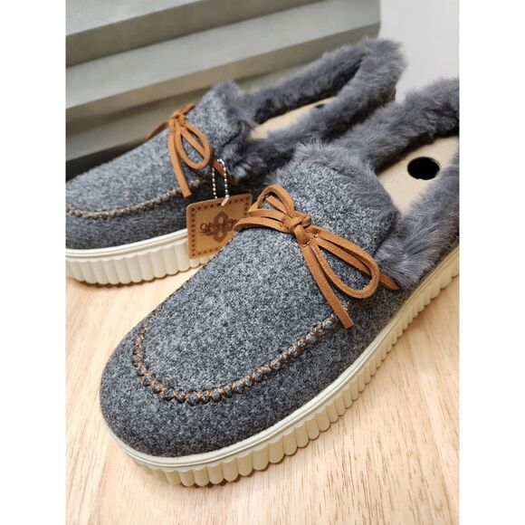 Skechers Cozy Ojai Memory Foam Slip-On Women’s Size 11 Dark Gray Faux Fur Lined - Picture 3 of 12